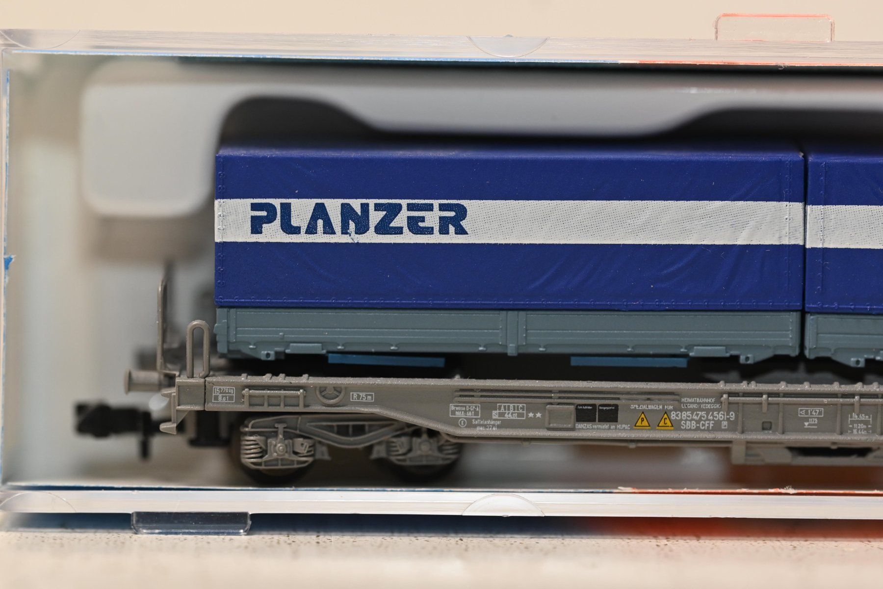 Roco Modellini di ferrovie: Planzer Hupac Roco Spur N mit OVP – Usato da Laupen ZH venduto da Zmoewe 1