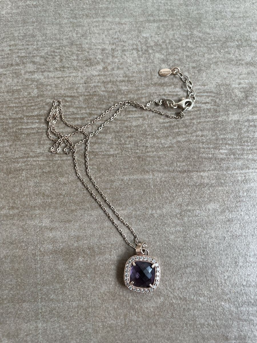 Catenine: Kette mit Anhänger Amethyst – Usato da Ottoberg venduto da aci_lq2w