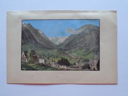 Pontresina im Engadin koloriert