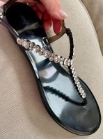Wunderschönes edle Sandalen mit Svarovski-Kristallen