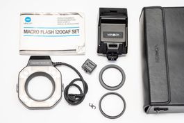 Minolta - Flash annulaire macro 1200 AF set complet
