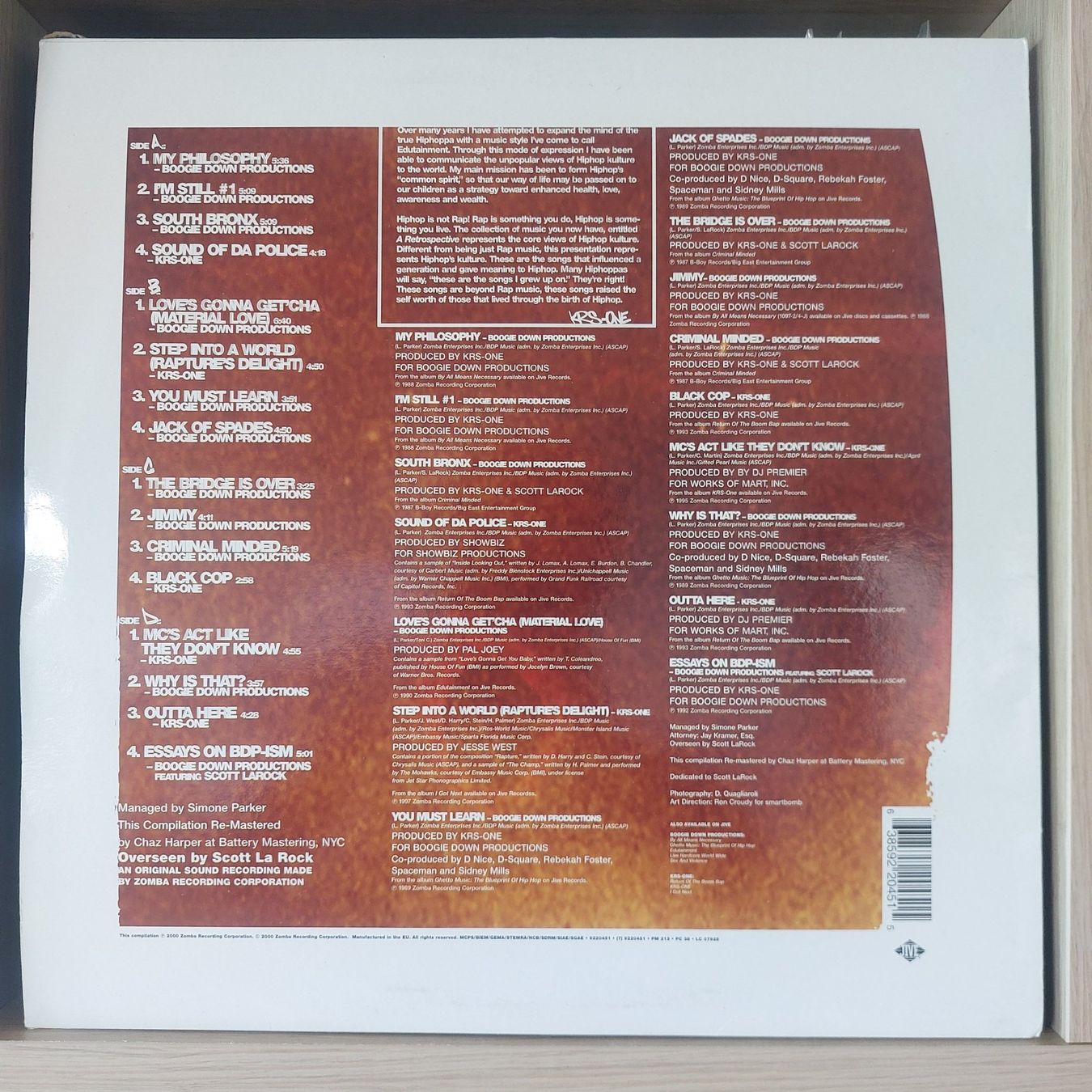 Schallplatten: KRS-One / BDP – A Retrospective 2x12" LP – Gebraucht aus Würenlingen von oli_ccy5 1