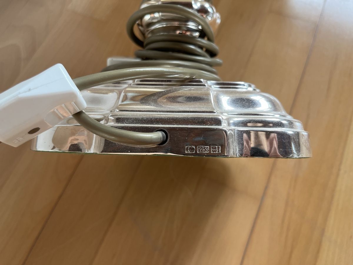 Lampade: 925S Silber Vintage-Tischlampe – Usato da Reigoldswil venduto da adr_q7cv 1