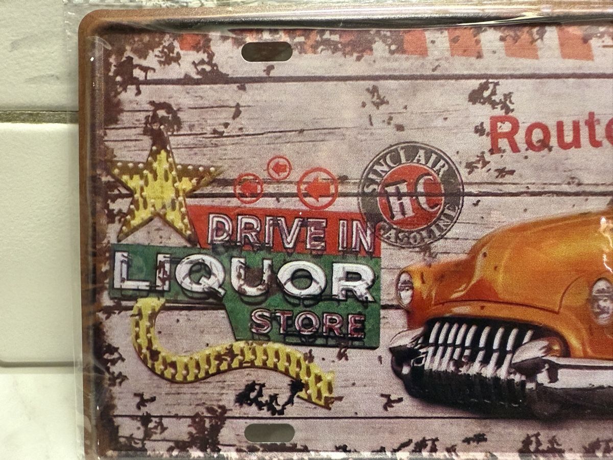 Schilder: Blechschild Drive Liquor Store 15/30cm Neu – Neu und originalverpackt aus Messen von Versber 1