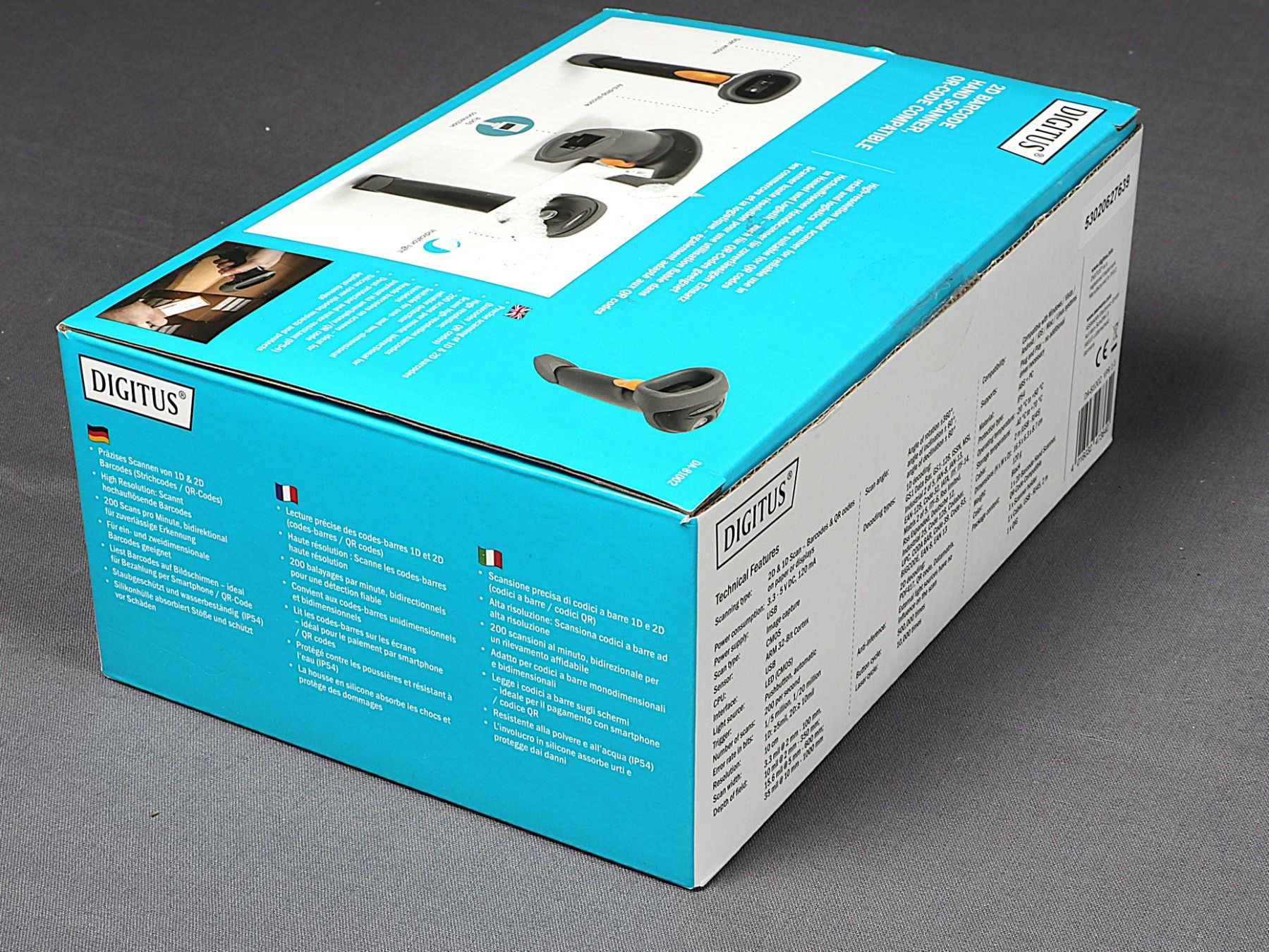 Scanner: DIGITUS 2D Barcode Hand Scanner – Neu (gemäss Beschreibung) aus Steinen von Restwert_Steinen 8