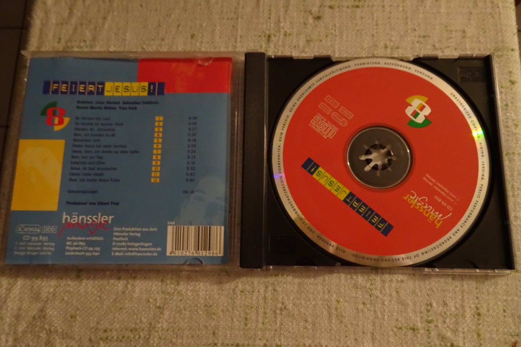 CD: CD Feiert Jesus 8 – Usato da Strengelbach venduto da schmetterling20 2