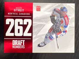 Mark Streit NHL Draft Numbers 262 Overall ZSC Lions Habs