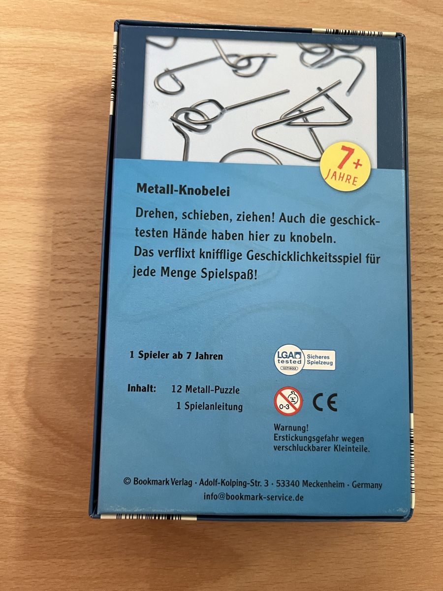 Giochi: Metallknobelei, originalverpackt – Nuovo e nell'imballaggio originale da Hünenberg See venduto da spartakus02 1