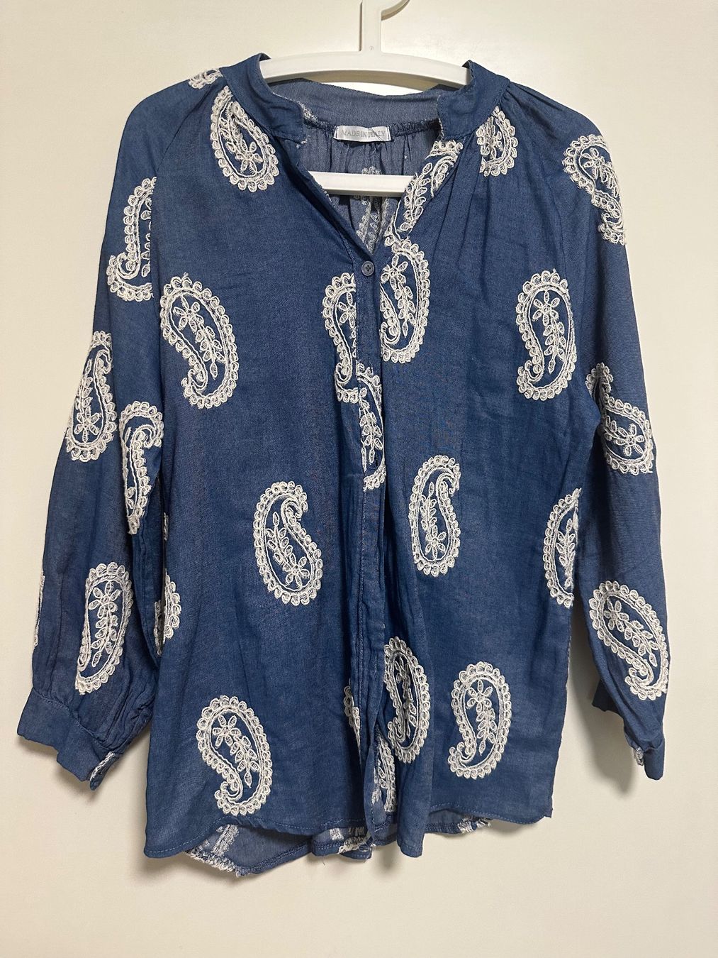Camicette: Blaue Bluse für Damen Gr M – Nuovo (secondo la descrizione) da Basel venduto da iulia_haul