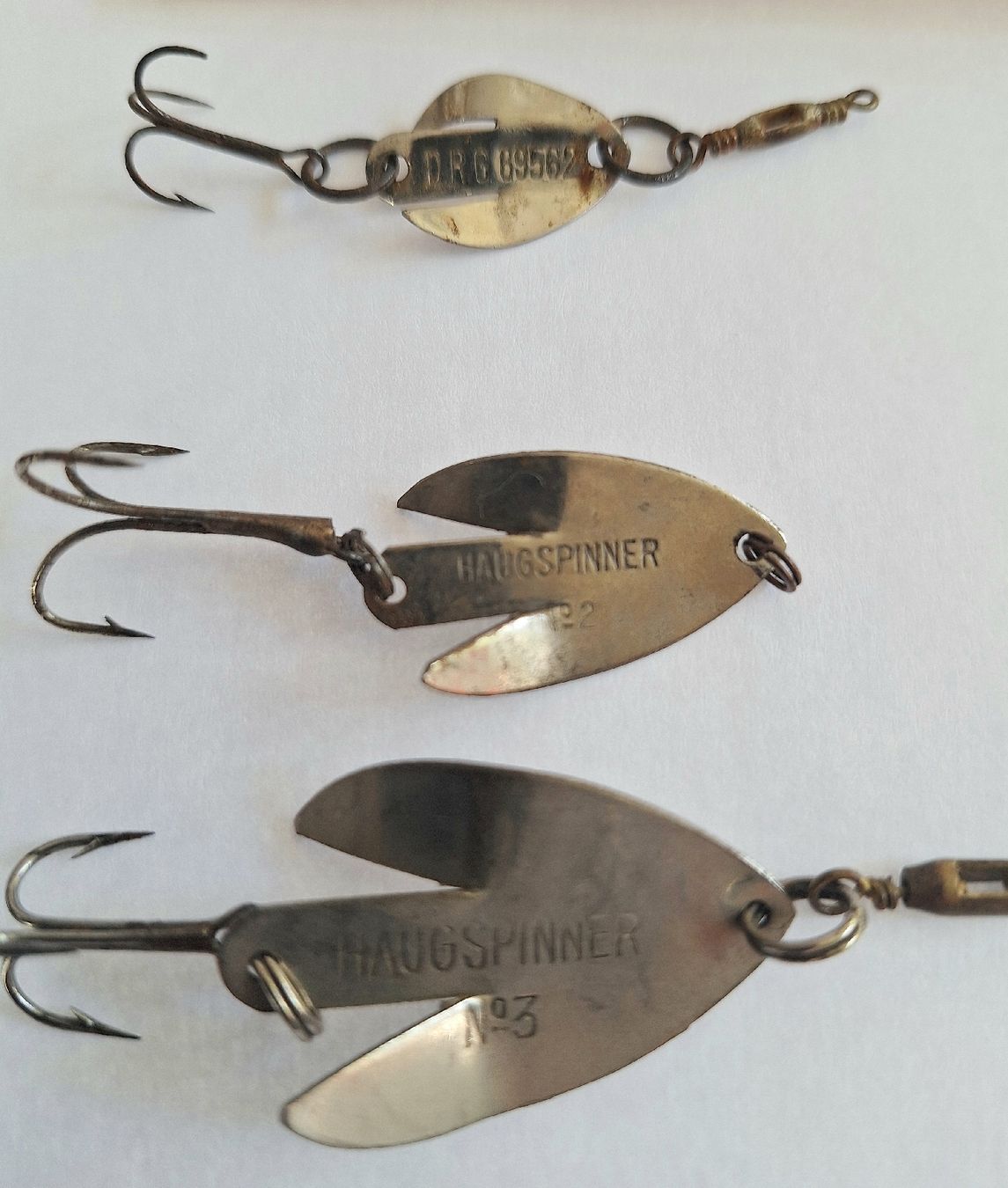 Appâts: Drei seltene Haug Spinner – D'occasion à Aarberg par Lemaxslahs 1
