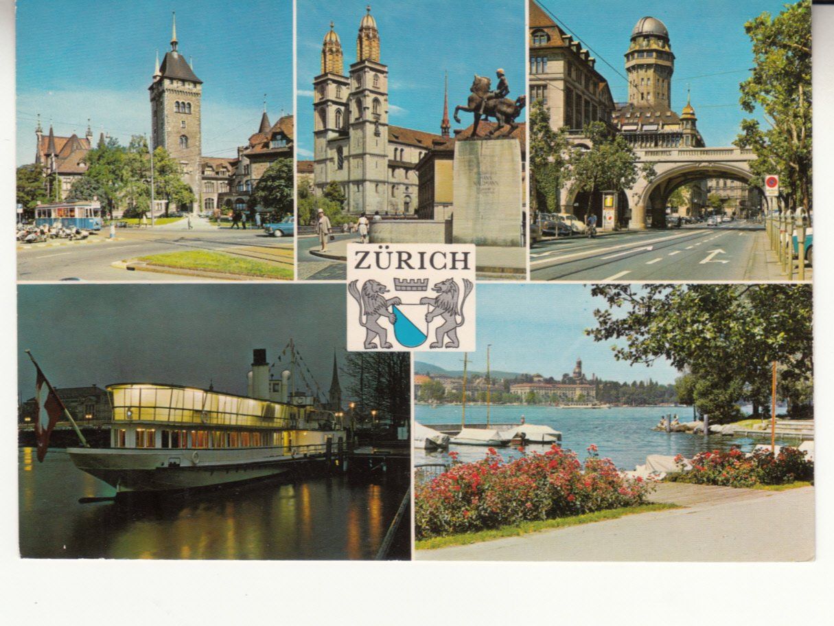 Ansichtskarten: Zürich ca. 1970 – Gebraucht aus Bürglen TG von StampGraf