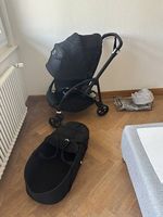Bugaboo Bee 6 Black + nacelle + protège-pluie Bugaboo