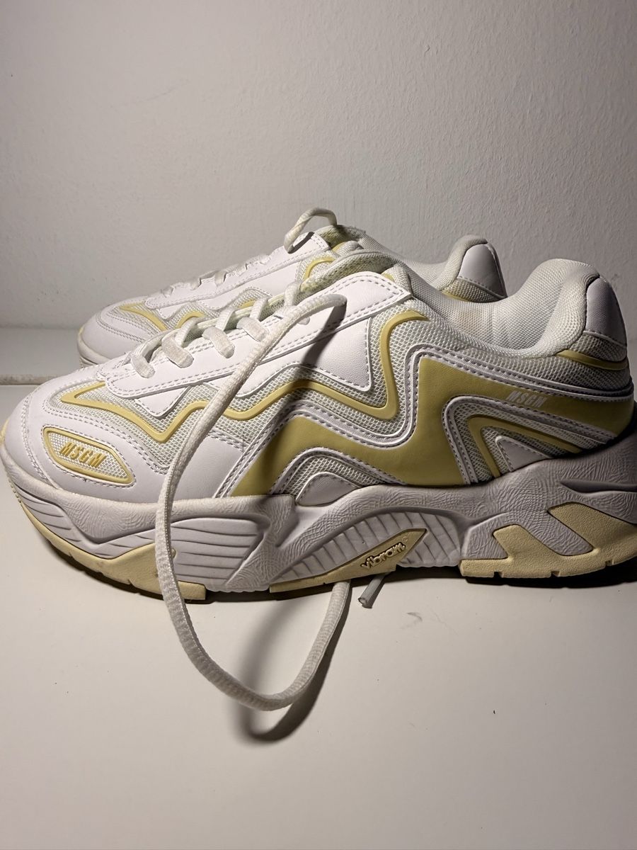 MSGM Scarpe da donna: MSGm Sneakers Damen Weiss Gelb EU 39  – Usato da Wallbach venduto da Stefanie81 2