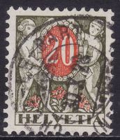Portomarke SBK-Nr. 45 (Kinder mit Wertschild 1924)
