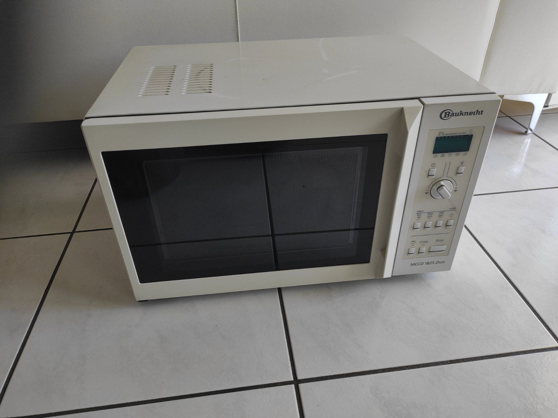 Elettrodomestici da cucina: Bauknecht Einbau Mikrowelle MCCD 1825 Duo mit Abdeckung – Usato da Niederwil AG venduto da red.santa 1