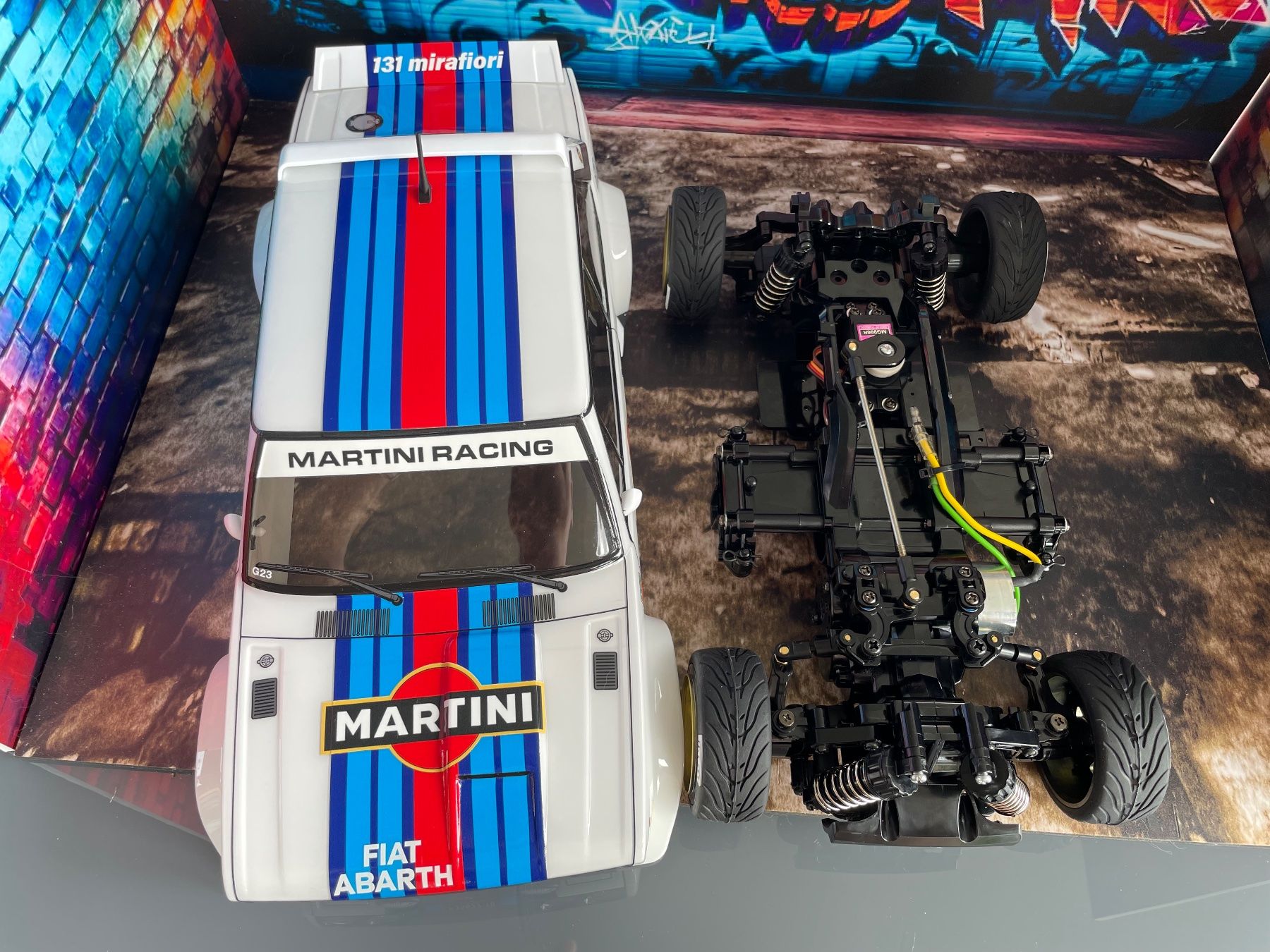 Tamiya RC Kits de montage: Tamiya Fiat 131 Abarth Martini – Neuf (Voir description) à Uznach par nightcrawler 8