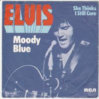 Elvis Presley - Moody Blue 7" Vinyl 1976 France