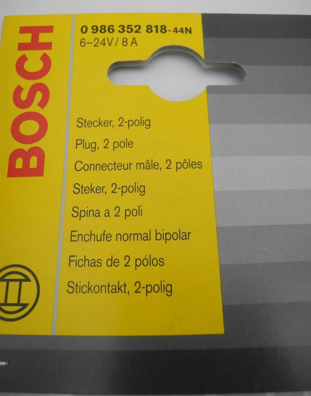 Bosch Alle Ersatzteile: 2 Bosch Stecker 2-polig, Nr. i36 – Neu und originalverpackt aus Kottwil von Crazyrolf 2