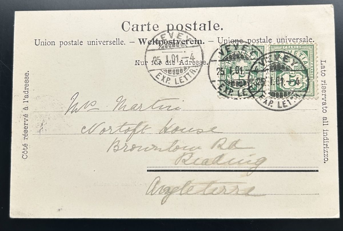 Cartoline postali: Vevey Place Orientale  – Usato da Horw venduto da Tellbub 1