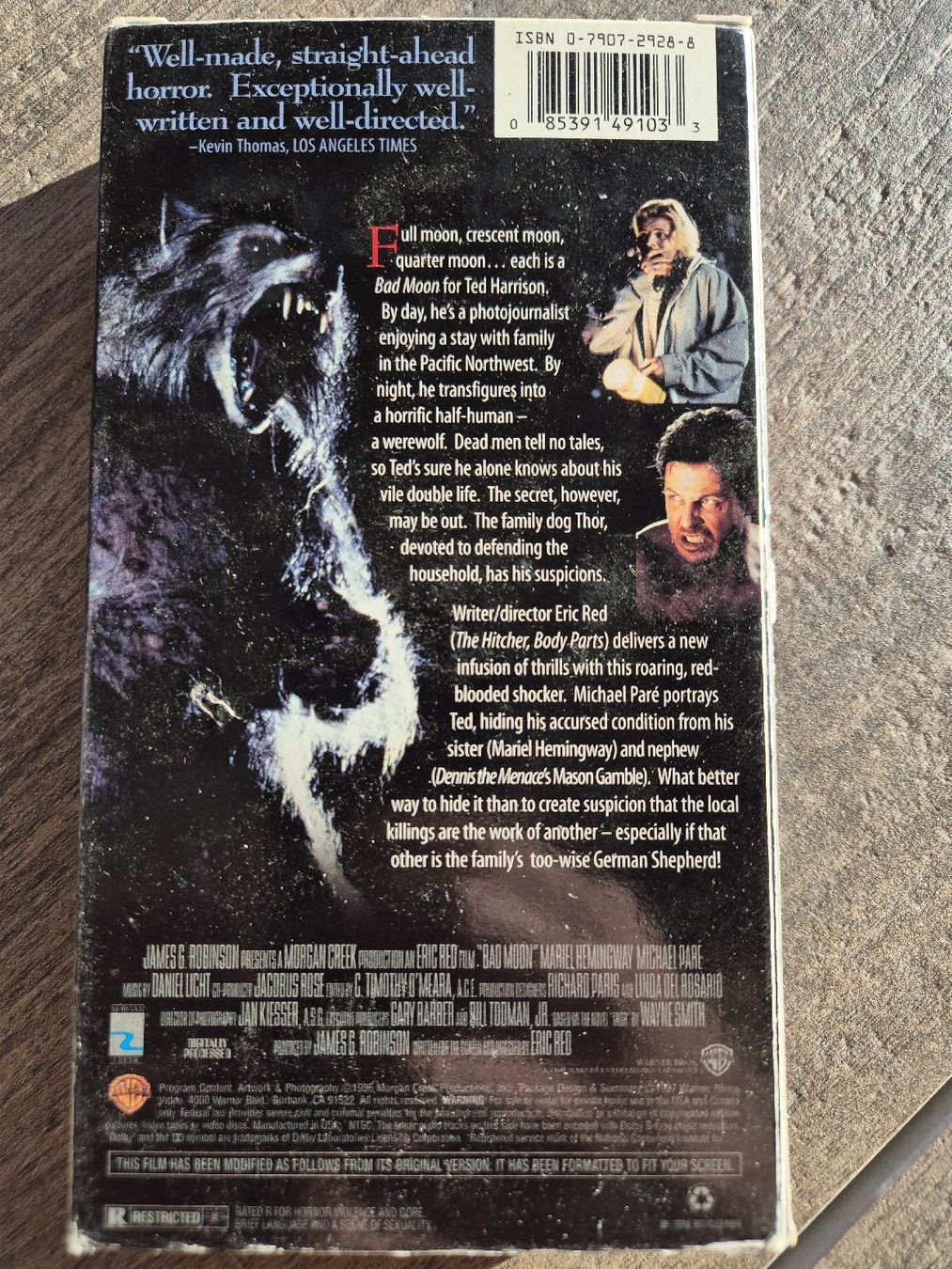 Tutti i VHS: Bad Moon VHS Horror movie Wolf – Usato da Ursy venduto da RetroBebar777 1