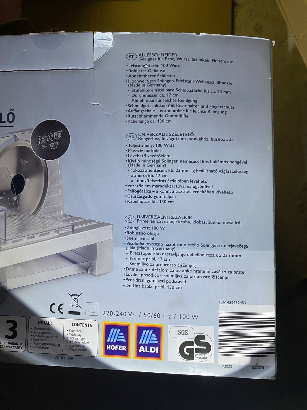 Ambiano Elettrodomestici da cucina: Ambiano Allesschneider Küchenmaschine fleischmesser – Usato da Grüningen venduto da kleiderstar 4