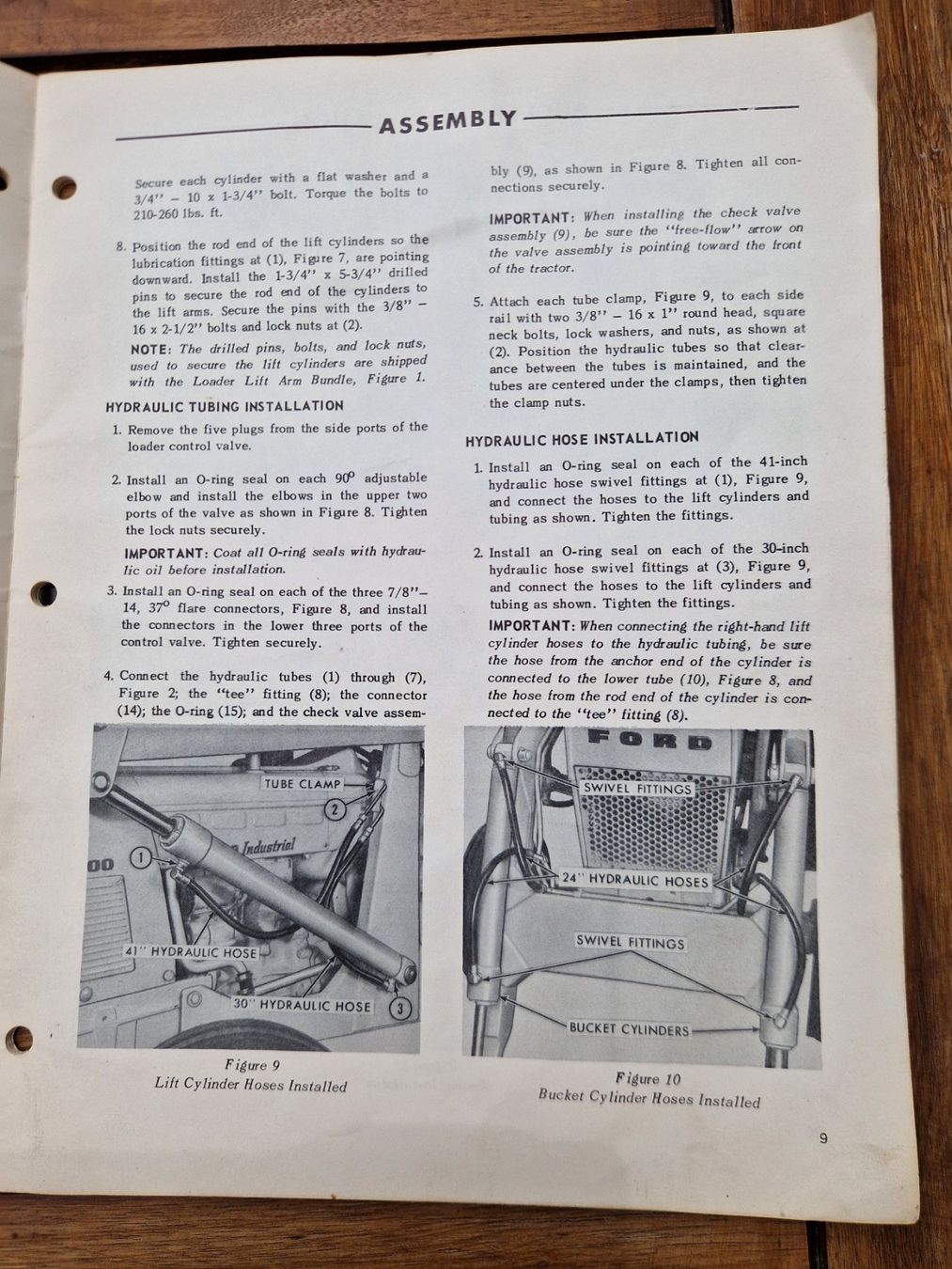 Ford Trattori: Original Ford Oldtimer Traktor Frontlader Montage Anleitung – Usato da Dürnten venduto da Bachtel84 3
