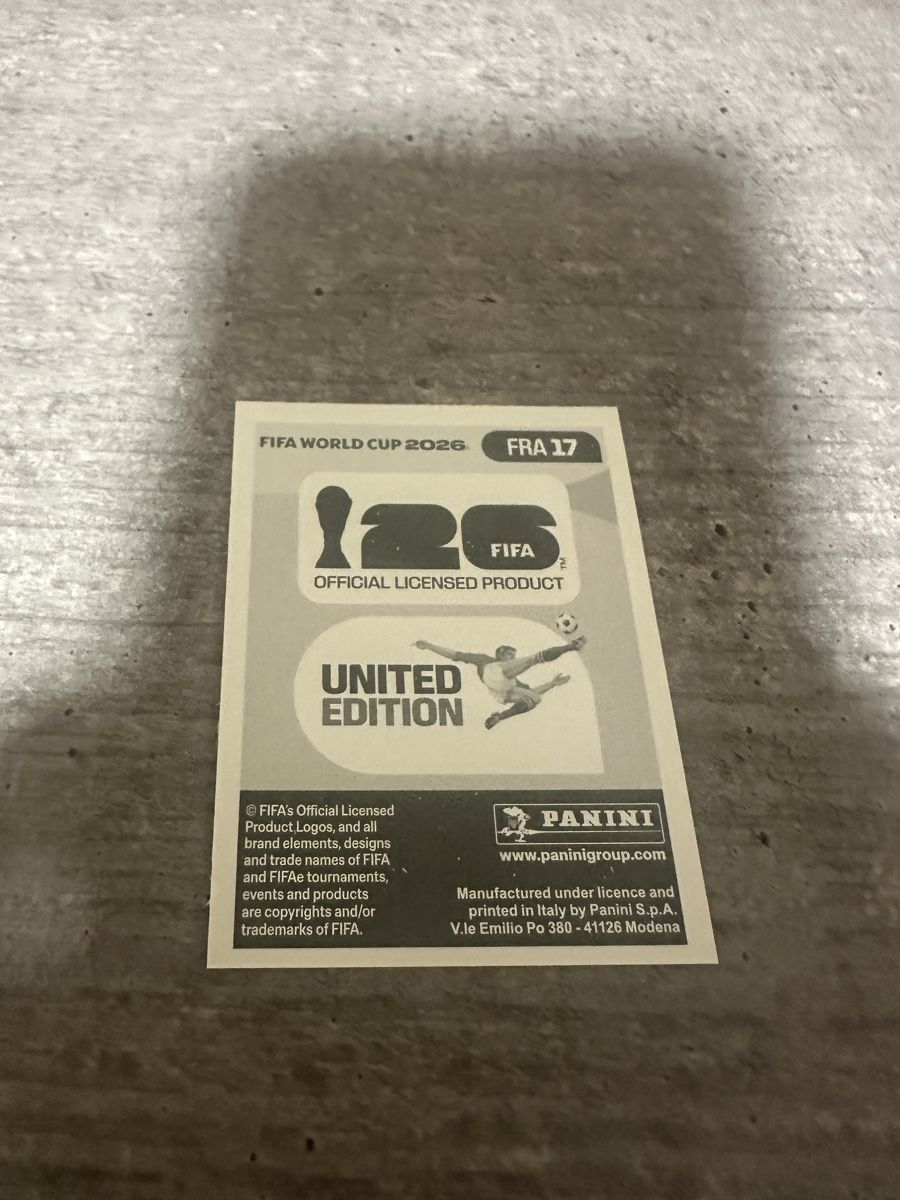 Panini Cartes à collectionner: FRA 17 , FIFA WORLD CUP 2026 PANINI  – Neuf (Voir description) à Frauenfeld par 1PegPeg1 1