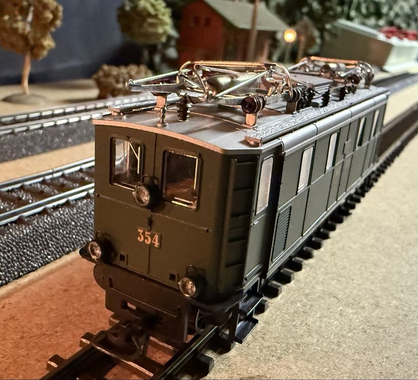 Bemo Modelleisenbahnen: Bemo 1291 104 RhB Ge 4/6  Stangenellok Nr. 354 – Gebraucht aus Bauma von Shotgunmann 3