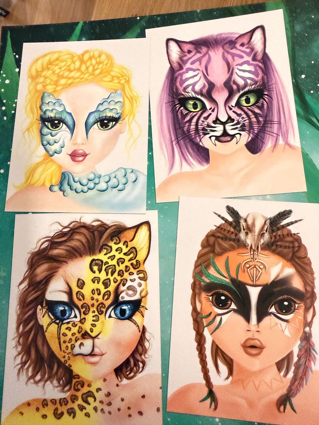 Libri: Malbuch Create your Fantasy Face, TOP Model – Nuovo (secondo la descrizione) da Teufen AR venduto da Maleaa 1