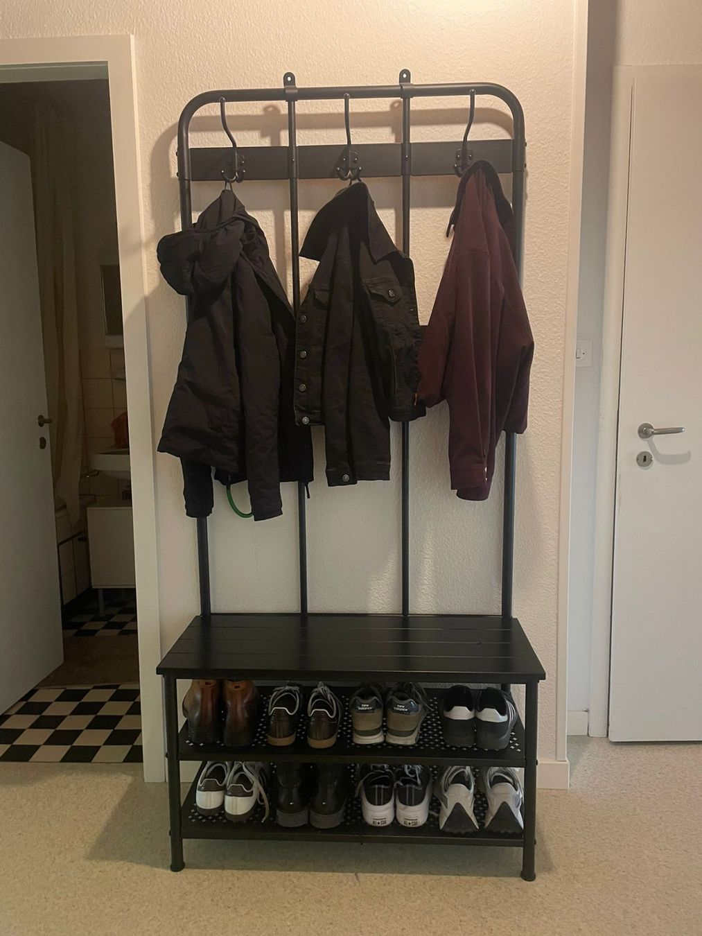 Ikea Porte manteau: PINNIG Garderobenständer mit Bank – Neuf (Voir description) à Basel par gar_7vj8 1