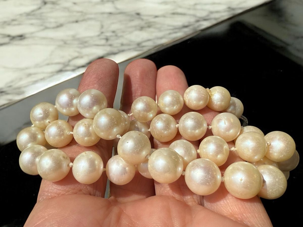 Catenine: Vintage Perlenkette – Usato da Lamone venduto da LaCantinaMagica 4