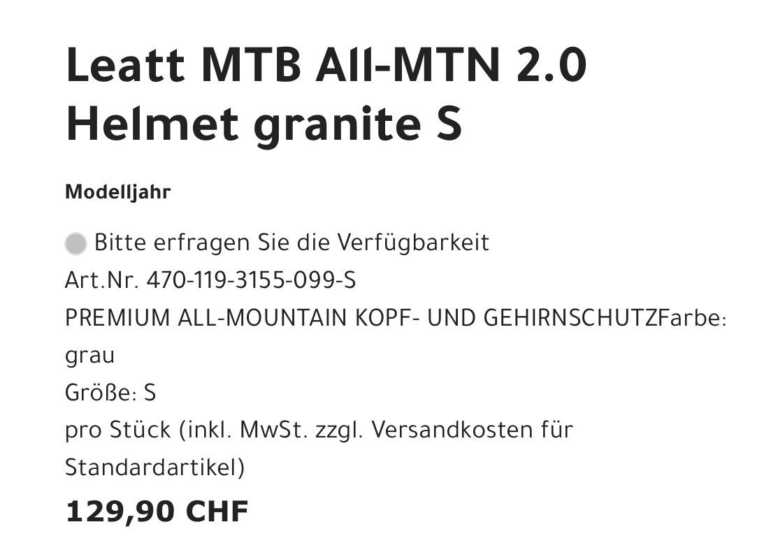Leatt Helme: LEATT HELM Mtb All Mountain GR S NEU – Neu (gemäss Beschreibung) aus Rickenbach b. Wil von paffy 1
