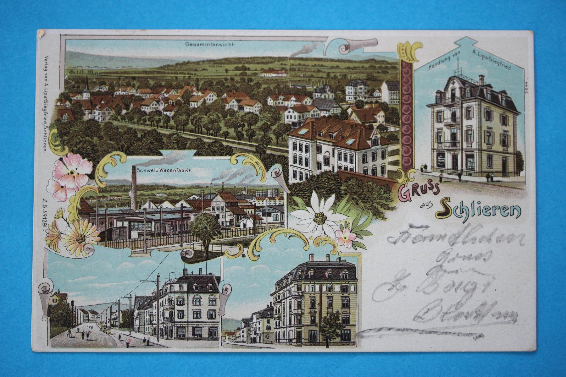Ansichtskarten: SCHLIEREN LITHO AK – Gebraucht aus Lotzwil von pirolh