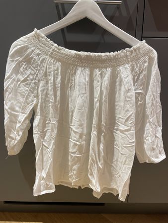 Weisses off shoulder Top, Gr. S