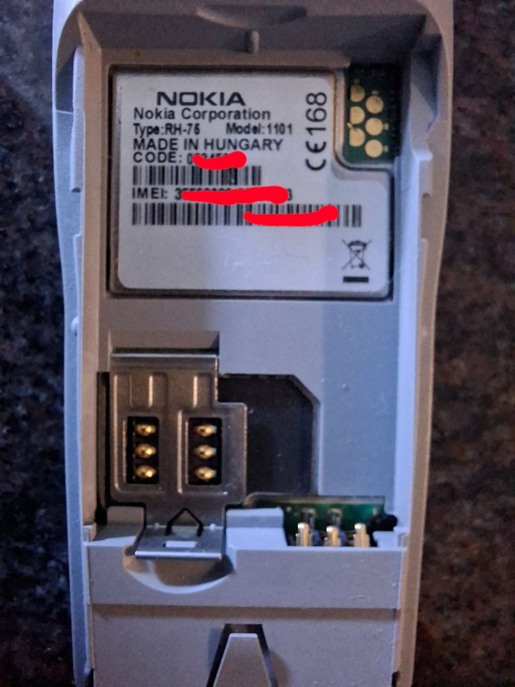 Nokia Portables: Nokia 1101Type RH-76 – Défectueux à Bern par Griffs_jetzt_zue 3