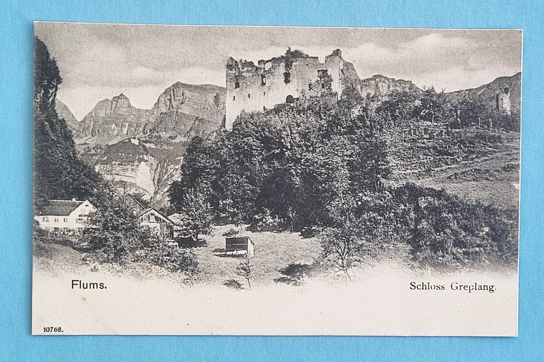 Ansichtskarten: Flums - Schloss Greplang – Gebraucht aus Rothrist von RROENK