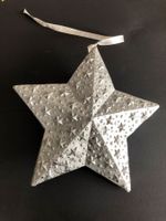 Dekostern silber zum aufhängen