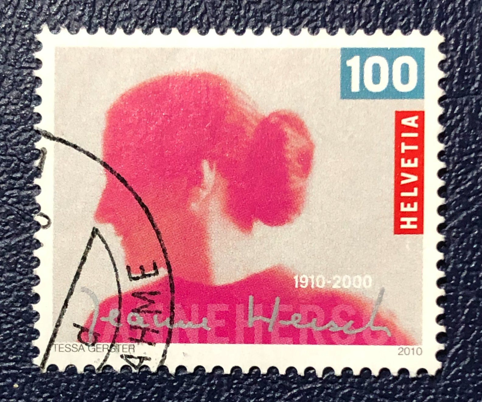 Tutti i francobolli: Nr.1367 100 Geburtstag Jeanne Hersch GESTEMPELT   – Usato da Aarau venduto da Billa007