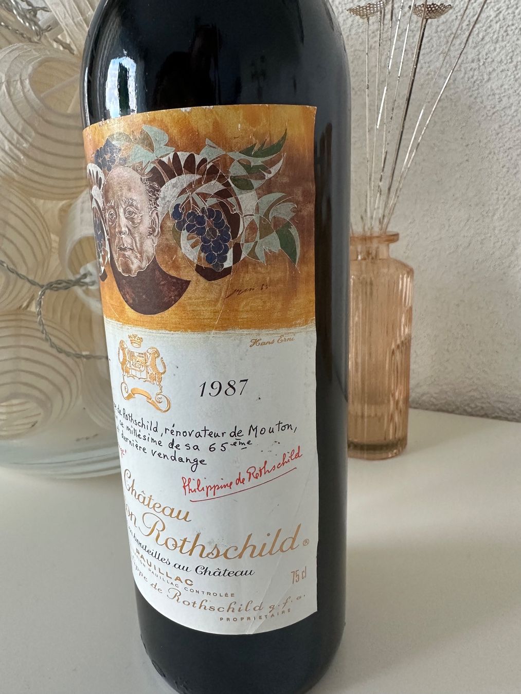 Mouton Rothschild Vino: Château Mouton Rothschild 1987 – Nuovo (secondo la descrizione) da Yens venduto da Rilou80 3