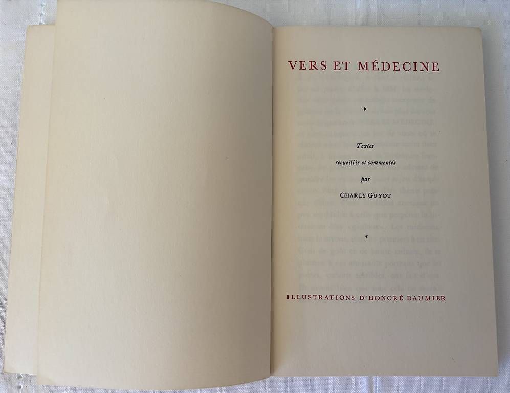 Livres: Vers et médecine  – D'occasion à St-Blaise par Poussinnette01 1