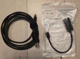 Mini Displayport to Displayport + Minidisplayport to Hdmi