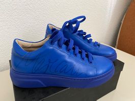 Marc Cain Schuhe Leder in blau Gr. 37 LP 319.-