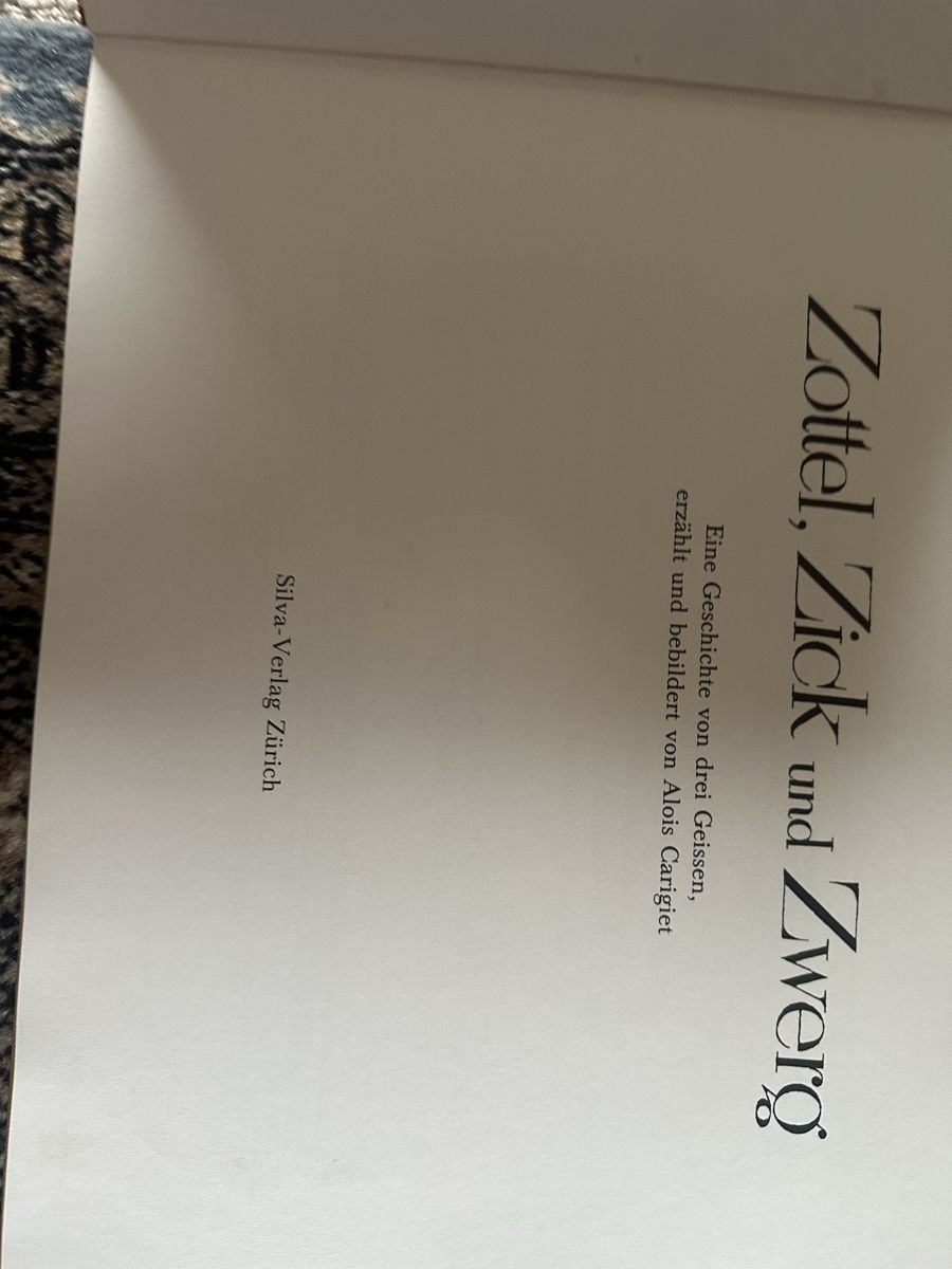 Livres: Titel,Zick und Zwerg – D'occasion à Uster par bek_v2ct 1