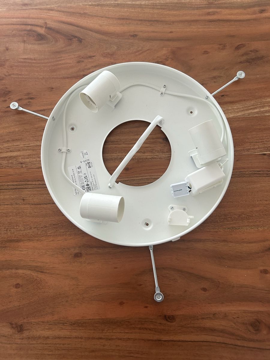 Ikea Kronleuchter & Deckenlampen: IKEA REGNSKUR Deckenlampe Stoff weiss – Neu (gemäss Beschreibung) aus Lenzburg von ofa_6t2z 2