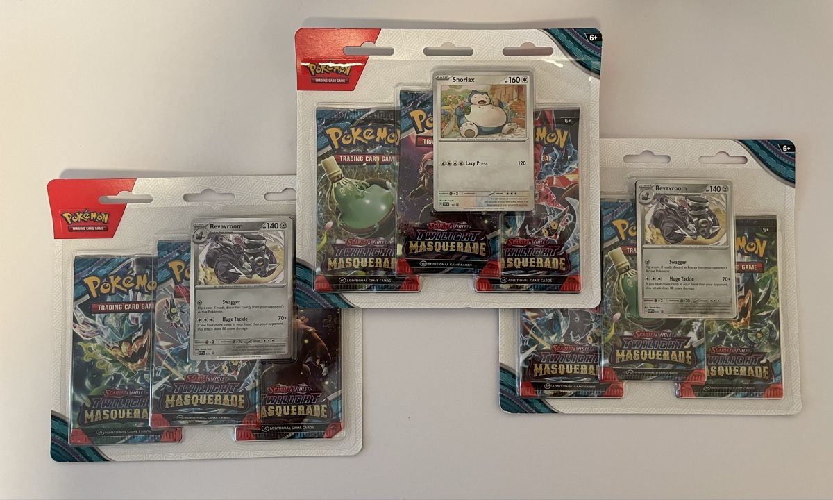 Pokémon Carte collezionabili: 3x Twilight Masquerade 3-Pack Blister EN – Nuovo e nell'imballaggio originale da Zürich venduto da AndyWins