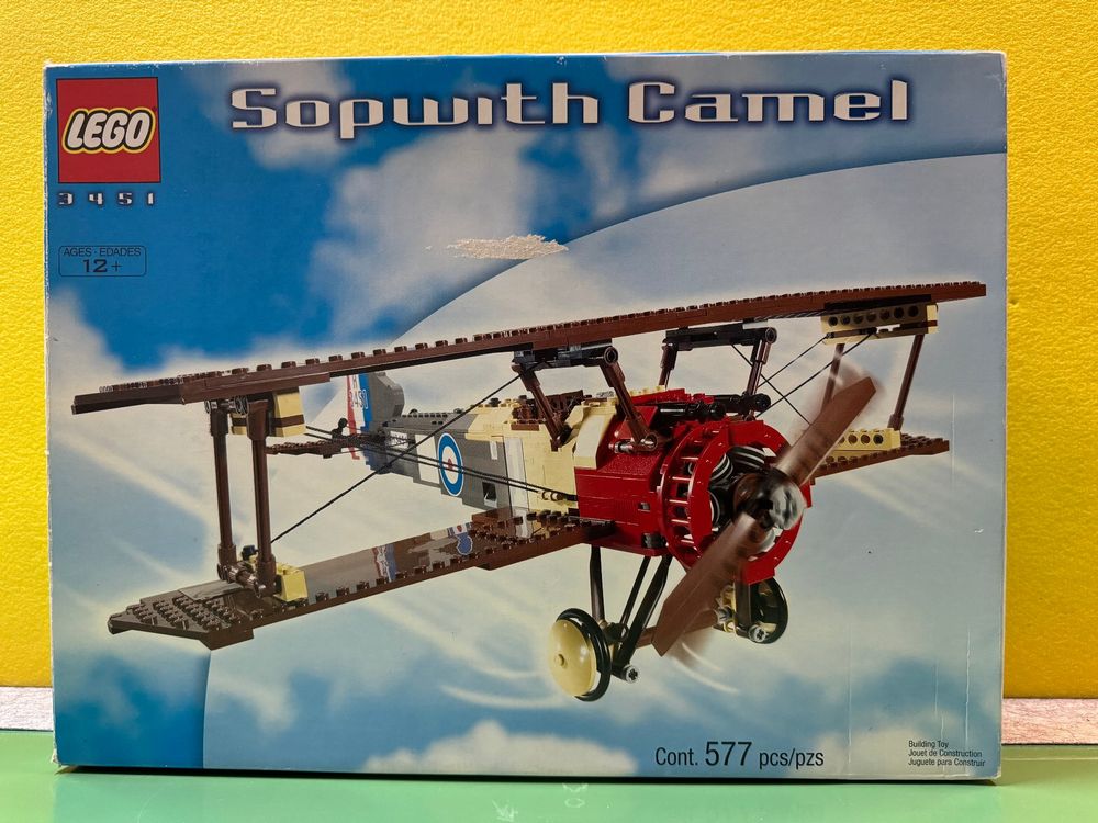 LEGO Sopwith Camel #3451 Rarität Vintage 1