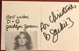 Jacklyn Zeman 1953-2023 Autogramm signiert Foto 10x15cm