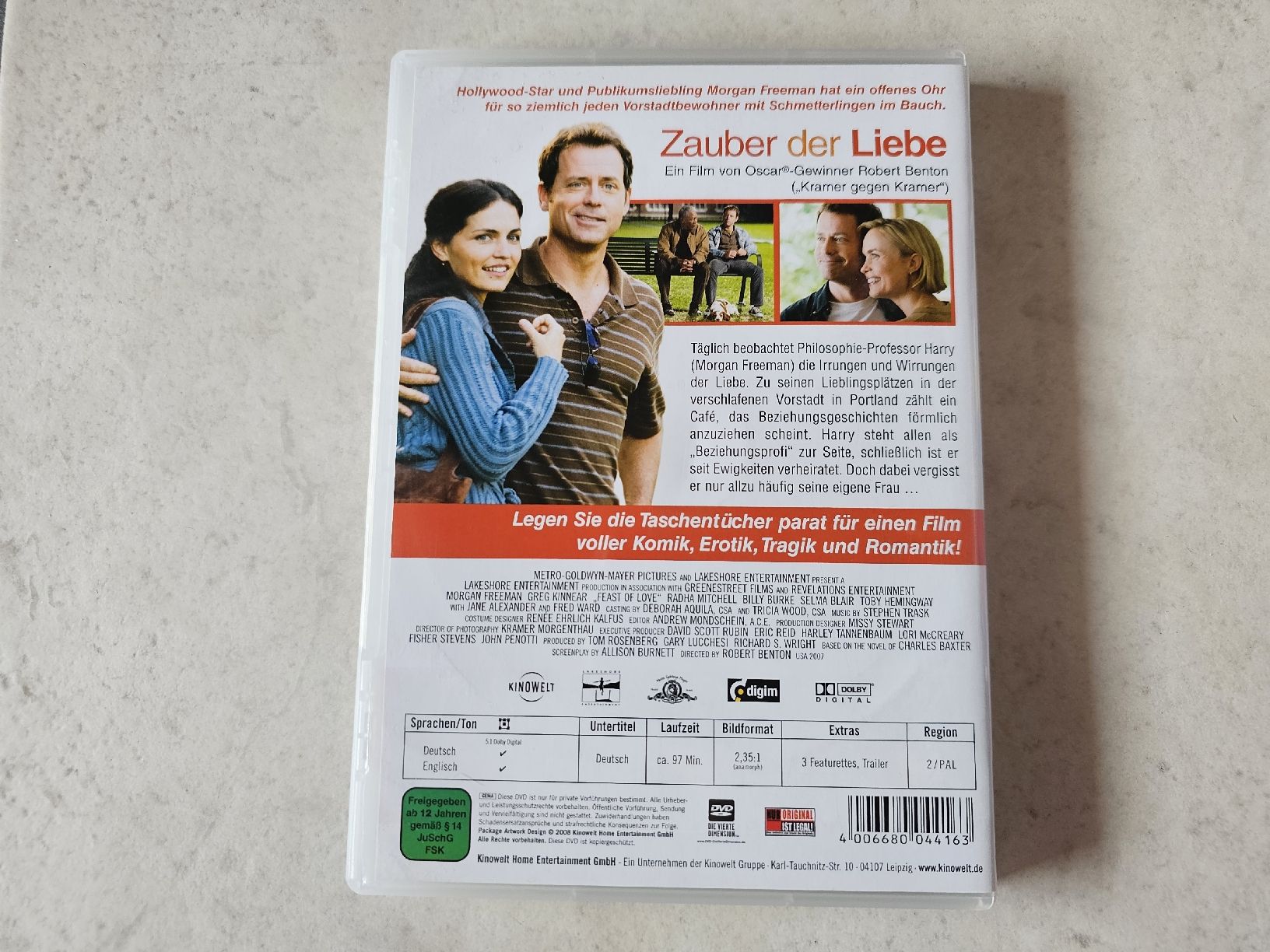 Tutti i DVDs: Zauber der Liebe   (Morgan Freeman) – Usato da Schneisingen venduto da backstore24 1
