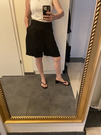 Shorts aus Viskose