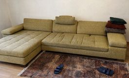 Ecksofa mit Kissen guter Zustand